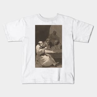 They are hot by Francisco Goya Kids T-Shirt